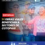 Los proyectos de vialidad que ejecuta el Gobierno Provincial de Cotopaxi continúan beneficiando a distintos sectores de la provincia.