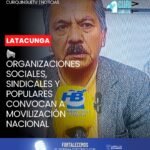 Organizaciones sociales, sindicales y populares han convocado a una movilización nacional como medida de rechazo a determinadas medidas adoptadas por el Gobierno.