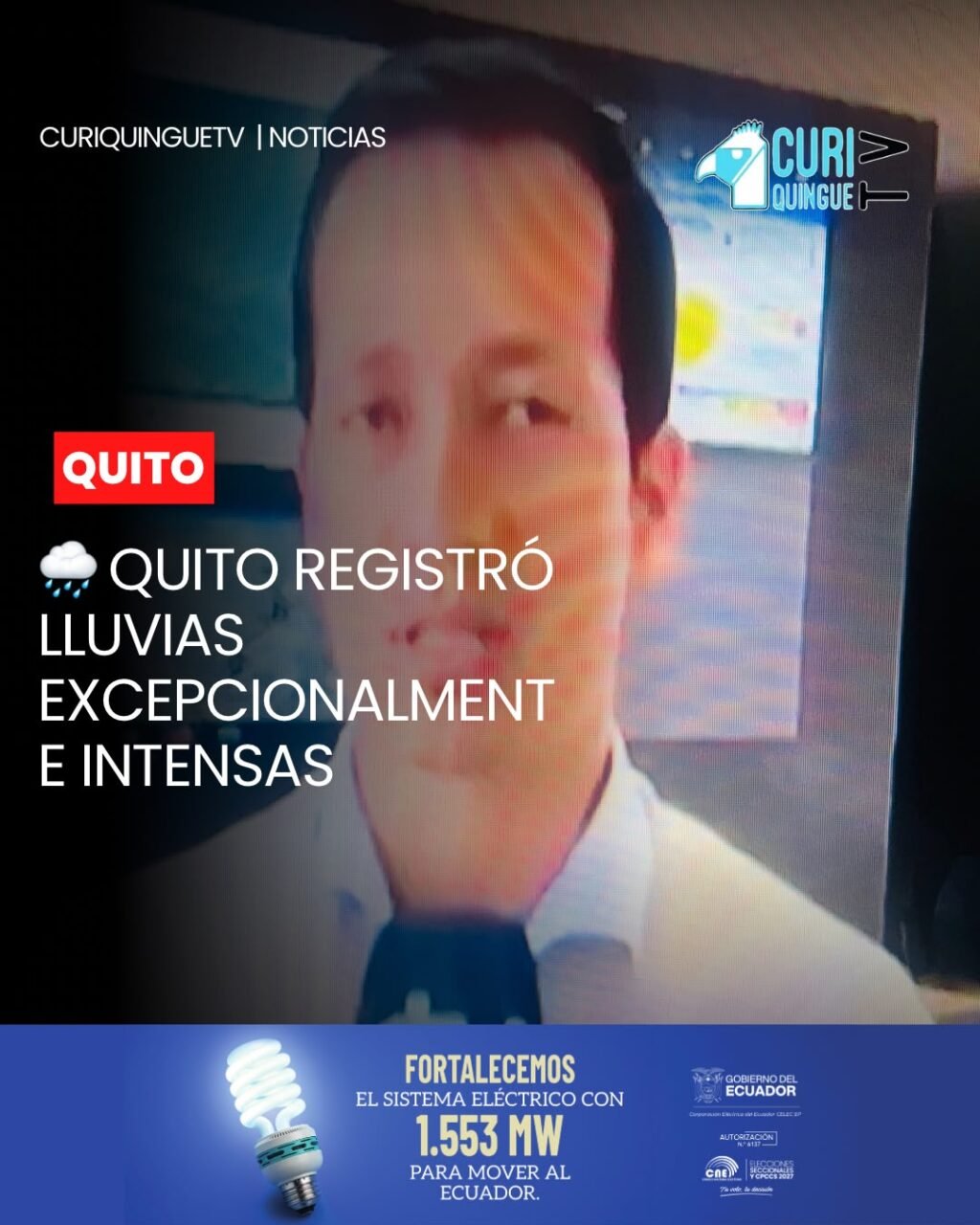 Durante el pasado domingo, Quito registró precipitaciones extremadamente altas. En una estación ubicada en el sector del bosque se contabilizaron 66 milímetros de lluvia, de los cuales alrededor de 50 milímetros cayeron en tan solo una hora.