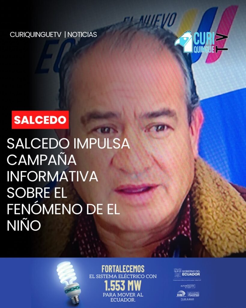 Salcedo | La Jefatura Política del cantón Salcedo desarrolla una campaña informativa sobre el fenómeno de El Niño, un evento climático que genera preocupación a escala nacional por sus posibles efectos en distintas zonas del Ecuador.