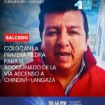 Salcedo, Cotopaxi | El Gobierno Autónomo Descentralizado Municipal de Salcedo colocó la primera piedra para el inicio de los trabajos de adoquinado de la vía Ascenso a Chindiví–Langaza, un proyecto vial que busca mejorar la movilidad y atender una demanda histórica de los moradores del sector.