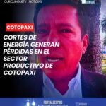 Cotopaxi | La reducción y las interrupciones del servicio eléctrico generan preocupación entre los integrantes de la Cámara de la Pequeña Industria de Cotopaxi, debido a las afectaciones que enfrenta el sector productivo por las dificultades para mantener sus procesos de producción.