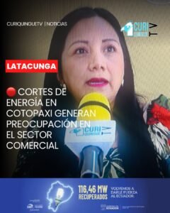 📍 #Latacunga | Los cortes de energía registrados en la provincia de Cotopaxi los días 13 y 14 de octubre afectaron a distintos sectores y actividades económicas.