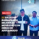 📍 #Salcedo | El lodo durante el invierno y el polvo en los días secos quedaron atrás para los habitantes de Salache Barbapampa, en el sector de El Canal, tras la intervención de cerca de medio kilómetro de una de las vías importantes de esta comunidad.