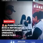 🇪🇨 #Ecuador | Con el objetivo de fortalecer la seguridad en los establecimientos educativos, el Gobierno Nacional puso en marcha el denominado Plan Escudo, una iniciativa orientada a generar entornos más seguros para estudiantes, docentes y personal educativo.