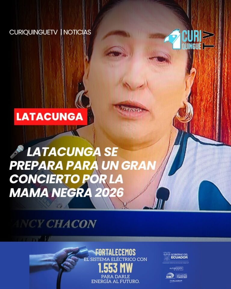 🎶 La música y el ambiente festivo se tomarán Latacunga este próximo 1 de noviembre, con un concierto organizado por el Comité de Fiestas de Latacunga y el Comité Mama Negra 2026.