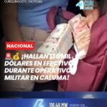 EN CALUMA! 🔴 Un total de 130.000 dólares en efectivo fueron encontrados por personal militar durante la operación denominada Bancarrota, ejecutada en el cantón Caluma, provincia de Bolívar.