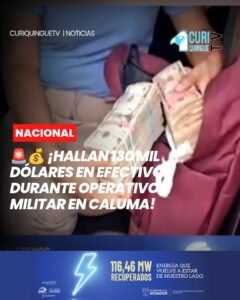 EN CALUMA! 🔴 Un total de 130.000 dólares en efectivo fueron encontrados por personal militar durante la operación denominada Bancarrota, ejecutada en el cantón Caluma, provincia de Bolívar.