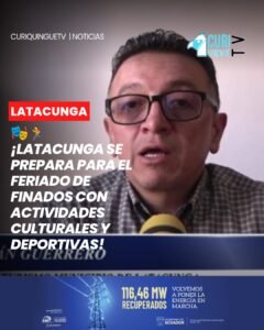 📍 La Dirección de Turismo de Latacunga prevé desarrollar una agenda de actividades durante el feriado de Finados, con propuestas culturales y deportivas para dinamizar el turismo y promover espacios de encuentro para las familias y visitantes.