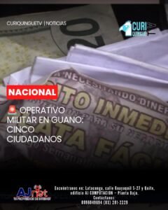 🔴 Mediante labores de inteligencia, las Fuerzas Armadas ejecutaron un operativo en tres puntos estratégicos del cantón Guano, provincia de Chimborazo, que dejó como resultado la aprehensión de cinco ciudadanos.