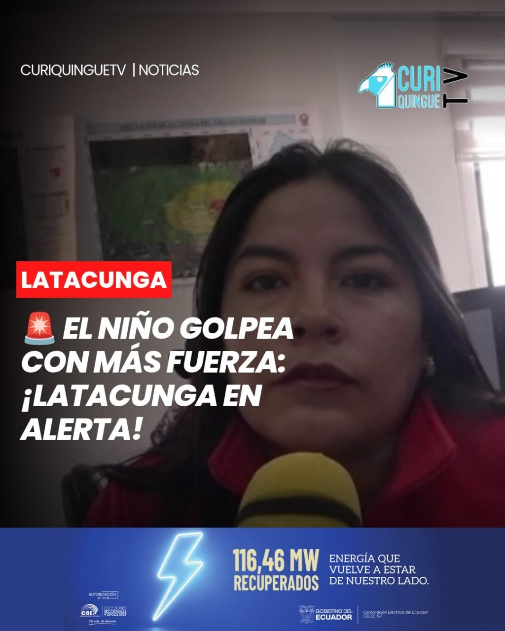 Los estragos del fenómeno de El Niño se hacen cada vez más evidentes. 🌧️🔥 La encargada de la Sala Situacional de Monitoreo del Cuerpo de Bomberos de Latacunga explica qué provoca estos eventos climáticos y por qué es fundamental mantenerse alerta ante sus posibles consecuencias.