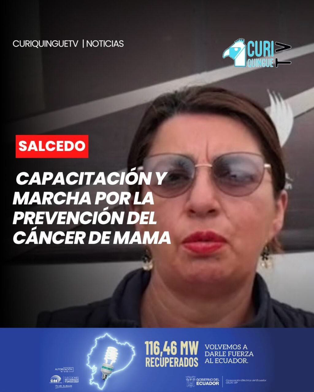 En el marco de la campaña de prevención del cáncer de mama, la presidenta del Patronato Municipal de Amparo Social de Salcedo impulsó una jornada de capacitación y una marcha para promover la concienciación sobre esta enfermedad.