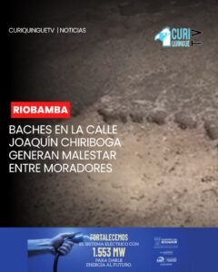 📍 Visitamos la calle Joaquín Chiriboga, entre Villa Ruel y Olmedo, donde los moradores expresan su preocupación por el mal estado de un tramo de esta ví