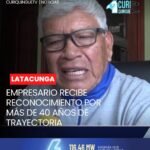 Aníbal Kulki recibió un reconocimiento durante el mes de octubre por su destacada trayectoria empresarial en Latacunga, fruto de más de cuatro décadas de trabajo y dedicación. El homenajeado expresó su satisfacción y agradecimiento por este reconocimiento a su labor y aporte a la ciudad.